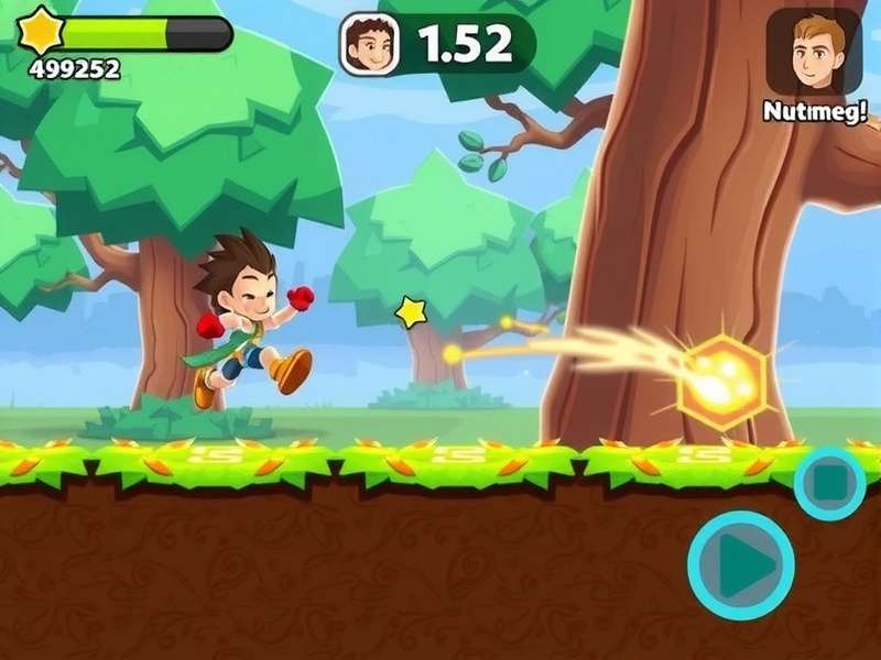 Intense cricket action in Nutmeg Dash Champion Nutmeg Dash Champion gameplay screenshot